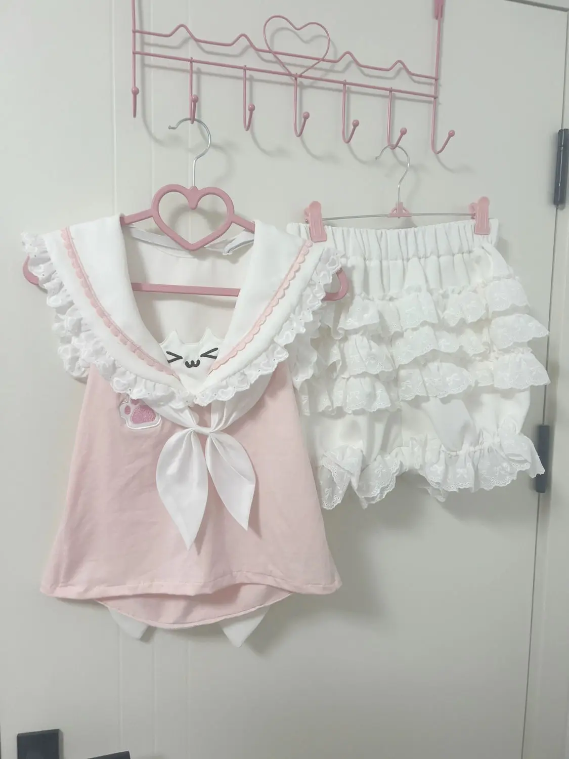 Neko Sailor Sleeveless Tee - Jojifuku Aesthetic word3