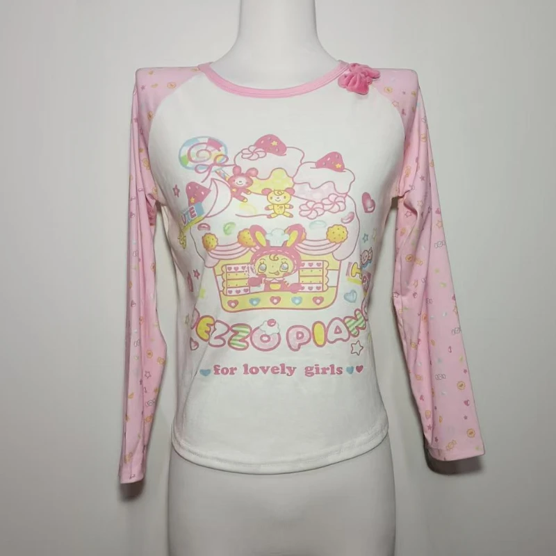 Mezzo Piano Long Sleeve Cake T-Shirt word3