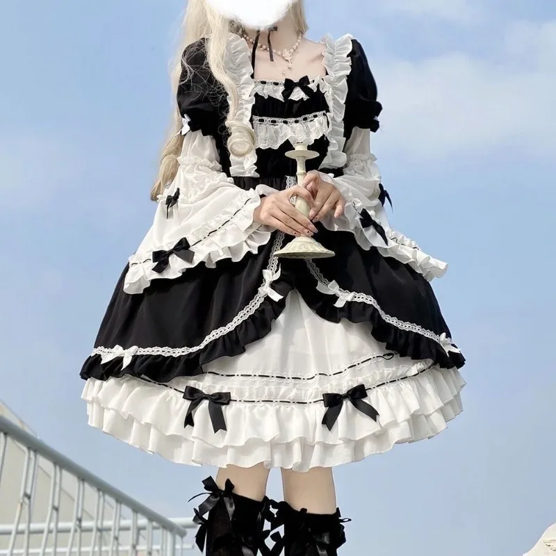 Exclusive Bowed Maid Dress word3