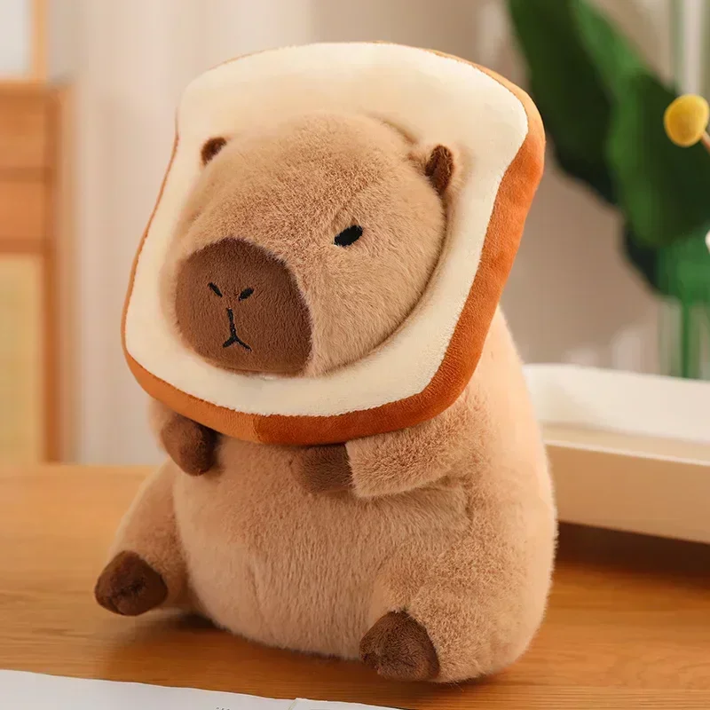Kawaii Capybara Plushies - Bread & Flower Edition word3