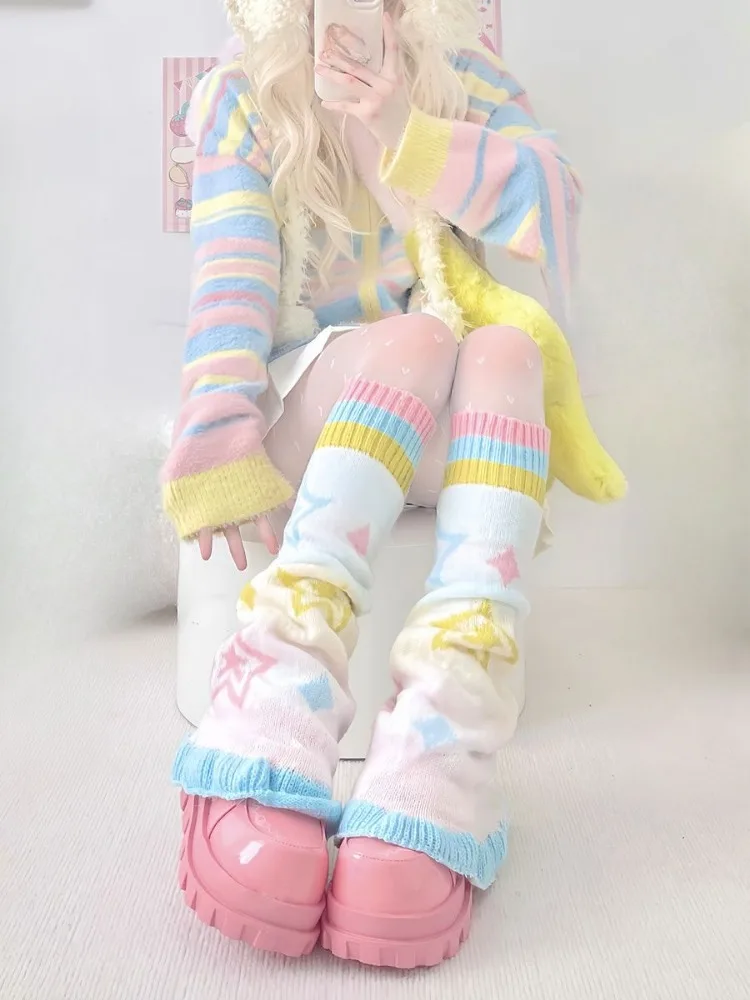 Colorful Leg-Warmers - Jojifuku Aesthetic word2