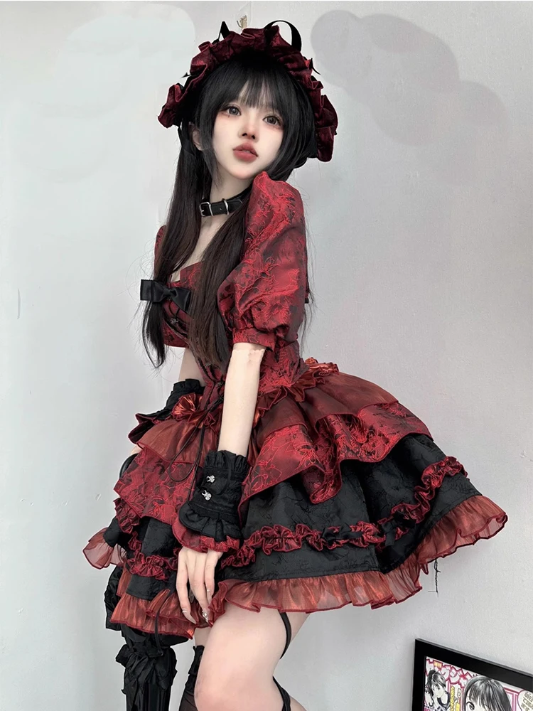 Gothic Lolita Dress - Vampirecore Edition word2