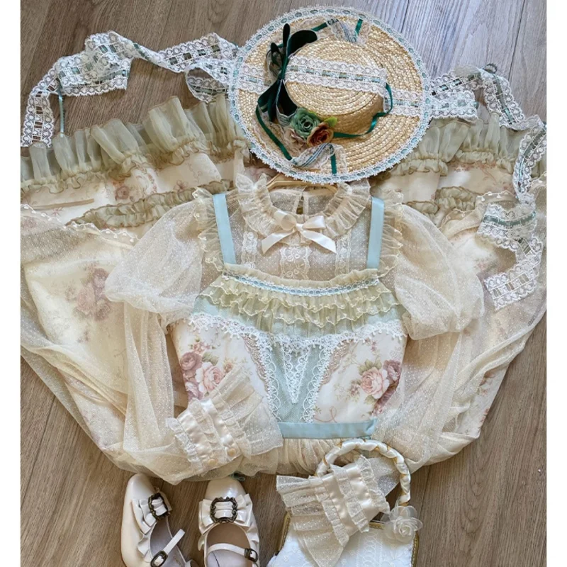 Retro-Style Blouses - Hime Lolita Aesthetic word1