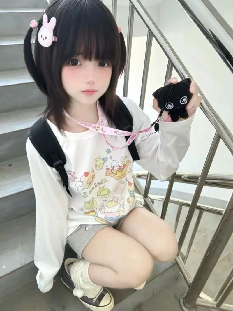 Harajuku Desserts White T-Shirt word3