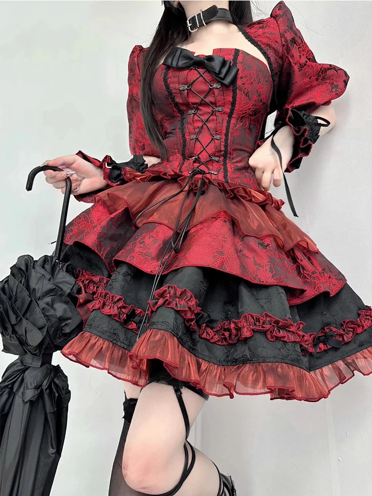 Gothic Lolita Dress - Vampirecore Edition word2
