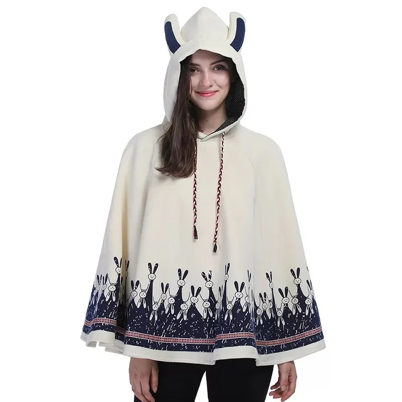 Moonlit Bunny Fleece Cape word3