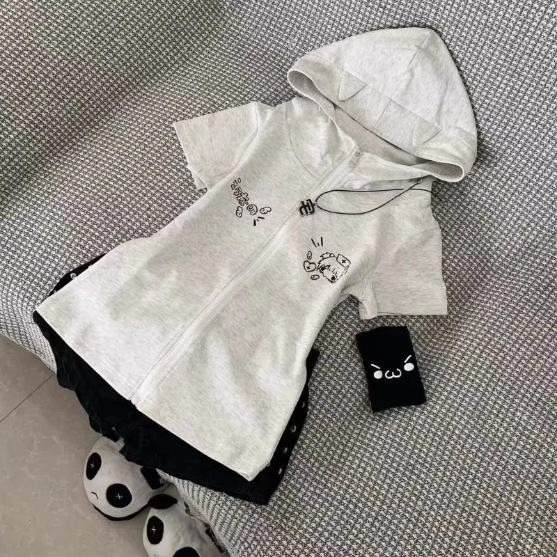 Midnight Neko Zip Hoodie - Yami Kawaii Aesthetic word1