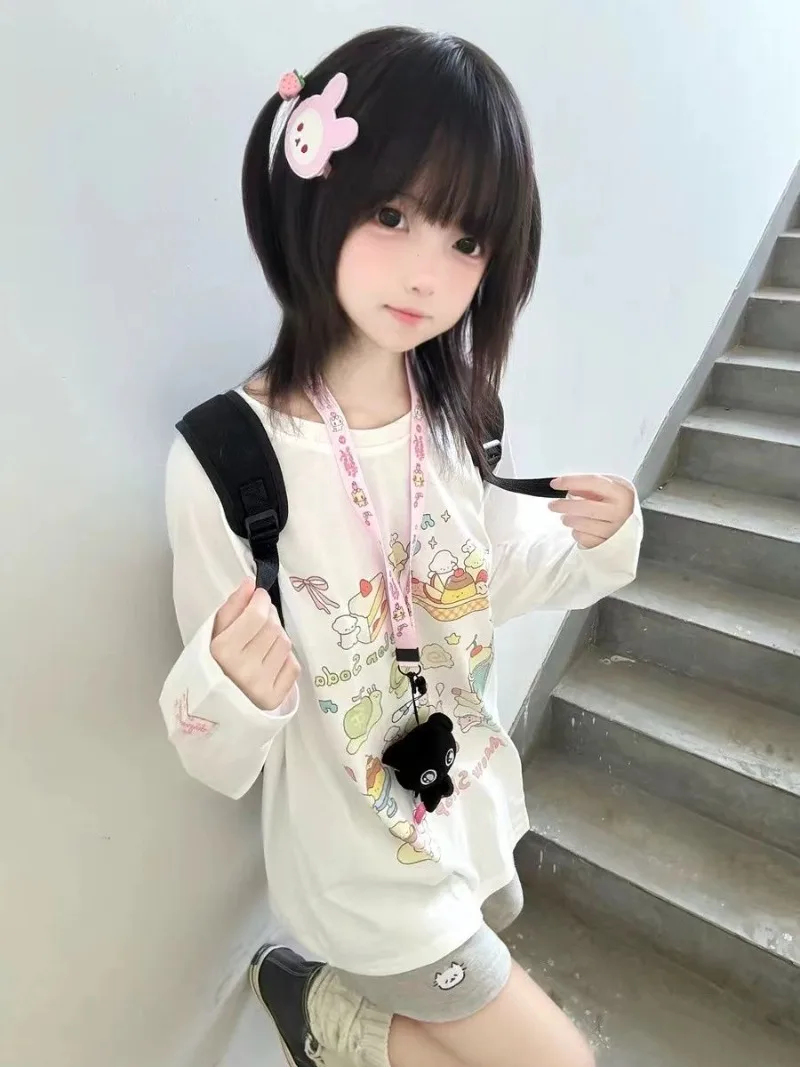 Harajuku Desserts White T-Shirt word3