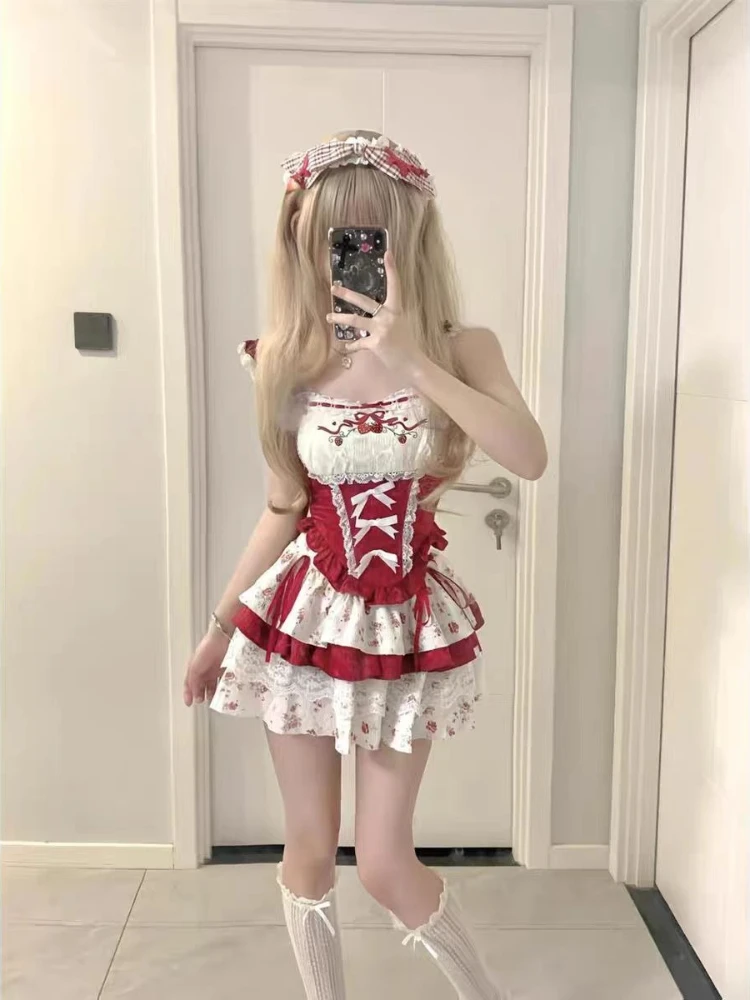 Strawberry Parfait Dress - Sweet Lolita Aesthetic word3