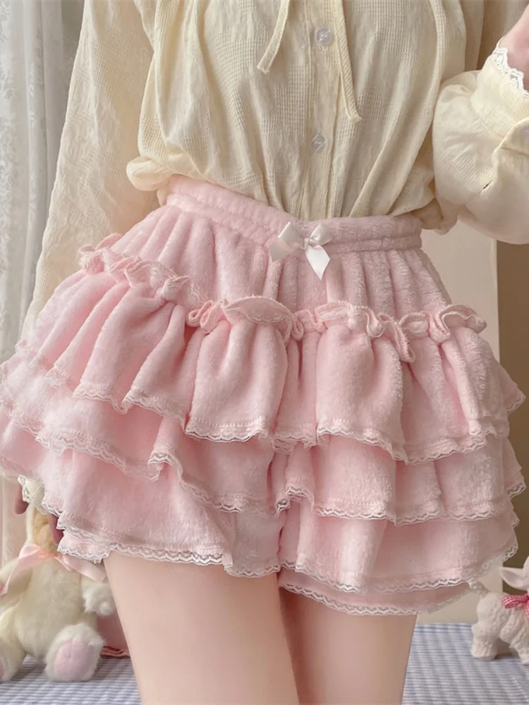 Sweet Lolita Plush Skirt word1