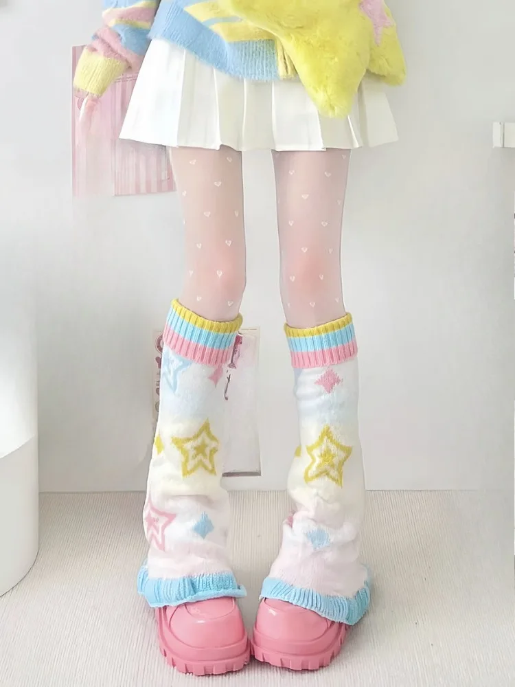 Colorful Leg-Warmers - Jojifuku Aesthetic word2