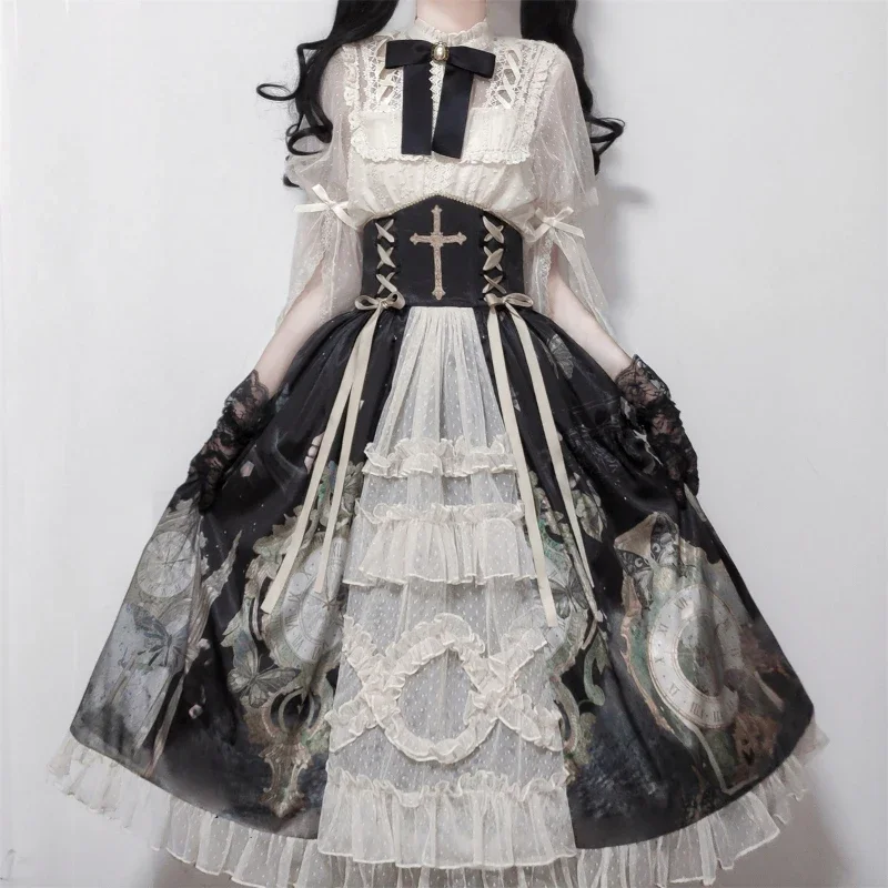 Victorian-Style Gothic Lolita Dress word1