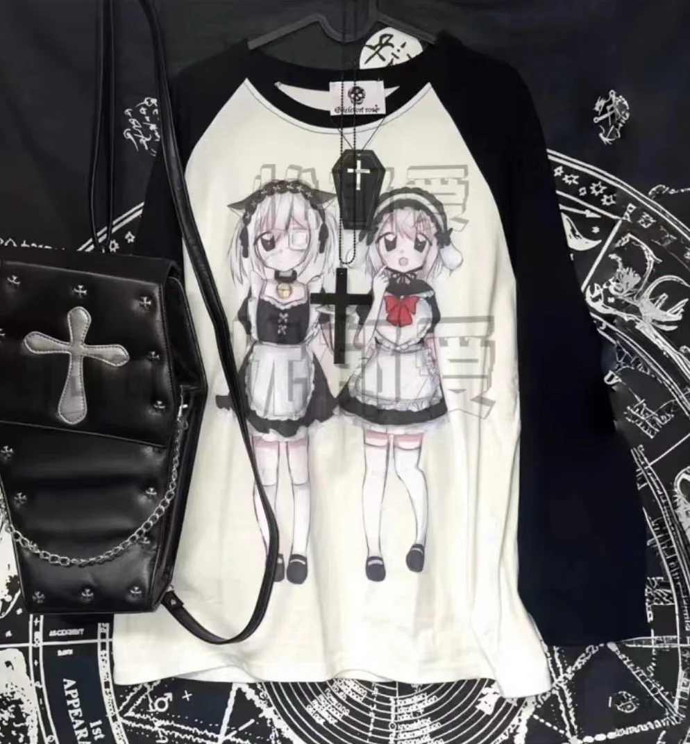 Long Sleeve T-Shirt - Maid Print Edition word2