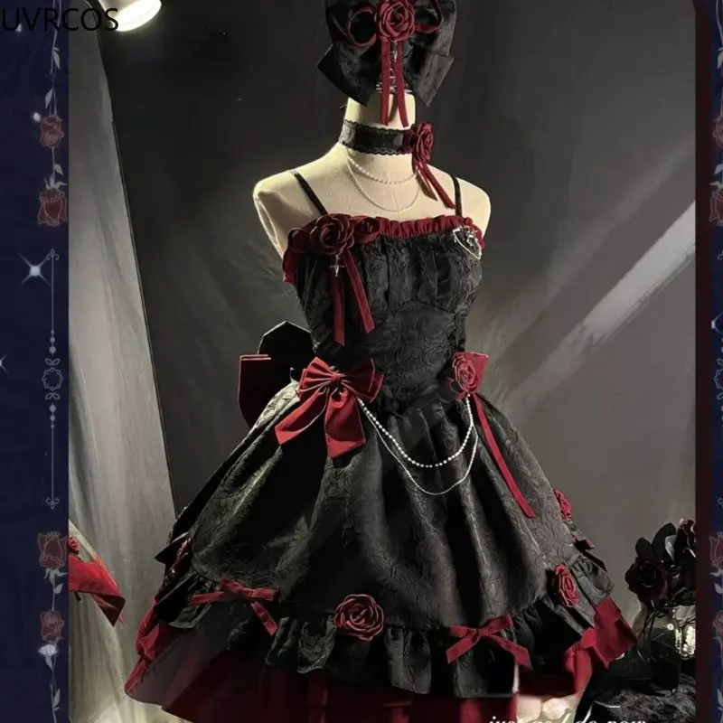 Victorian Dark Gothic Lolita Dress word3