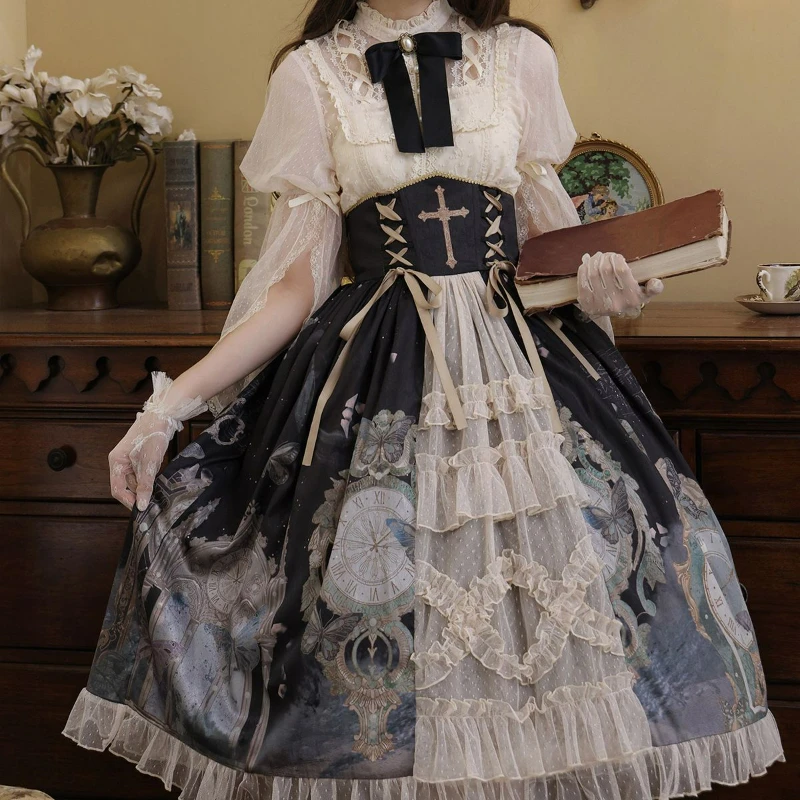 Victorian-Style Gothic Lolita Dress word1