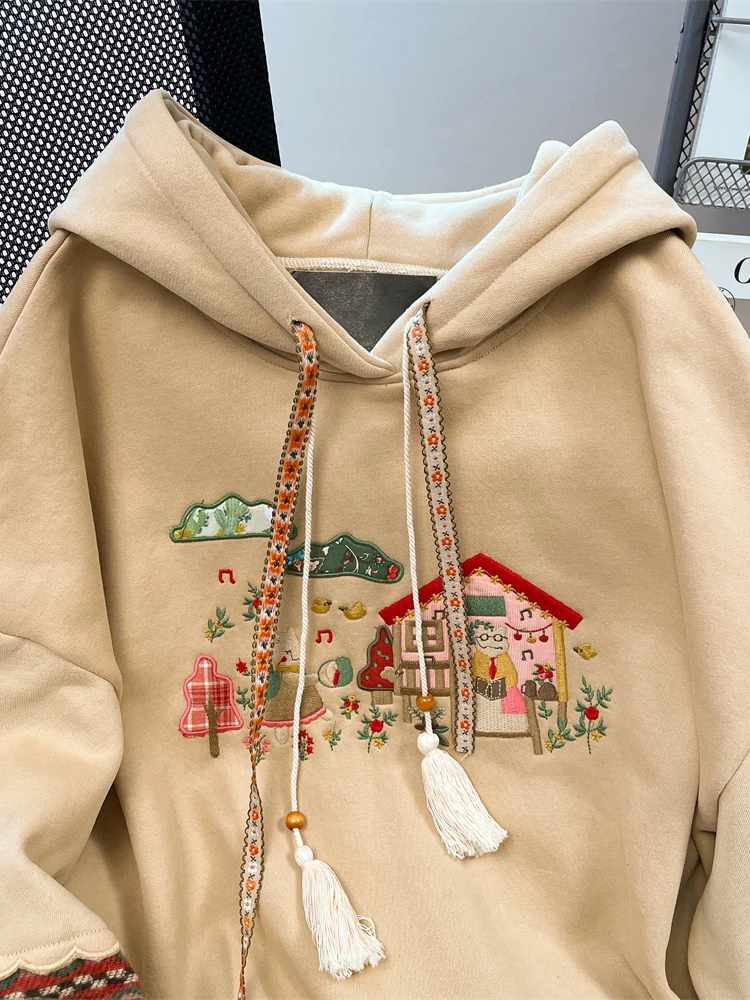 House on the Mountains Hoodie - Ethno-chic Aesthetic word3