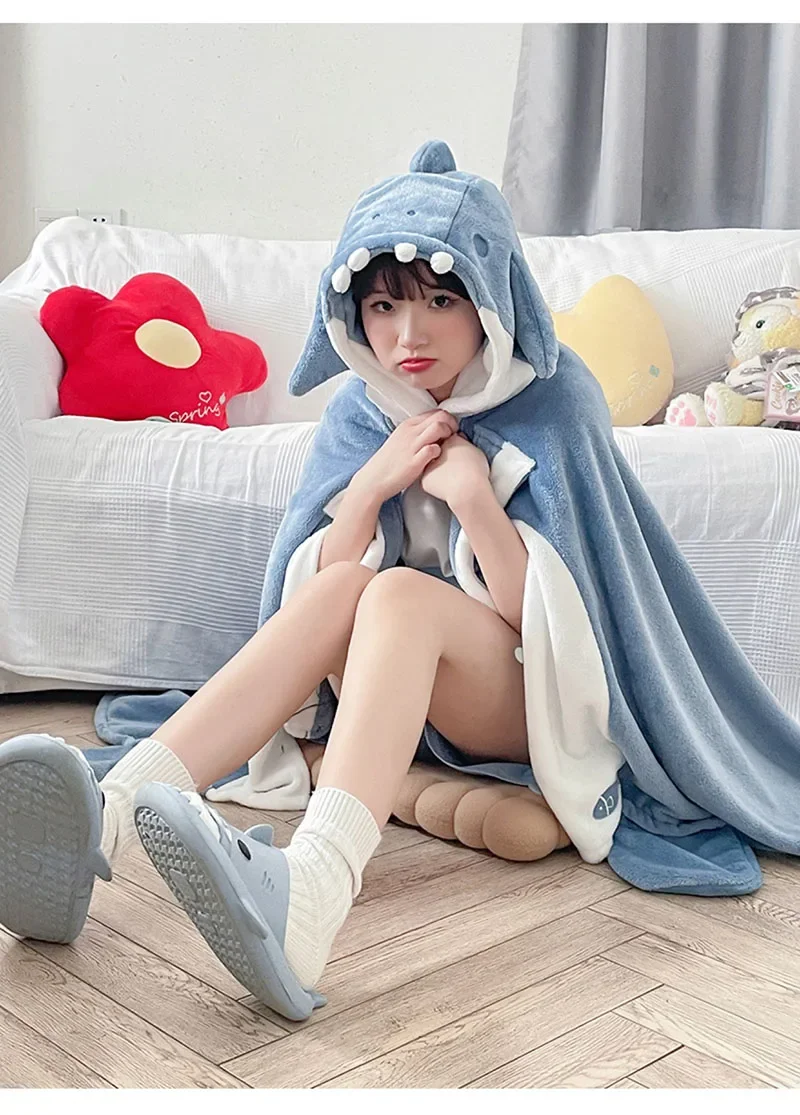 Kawaii Winged Eared Plush Cape word3