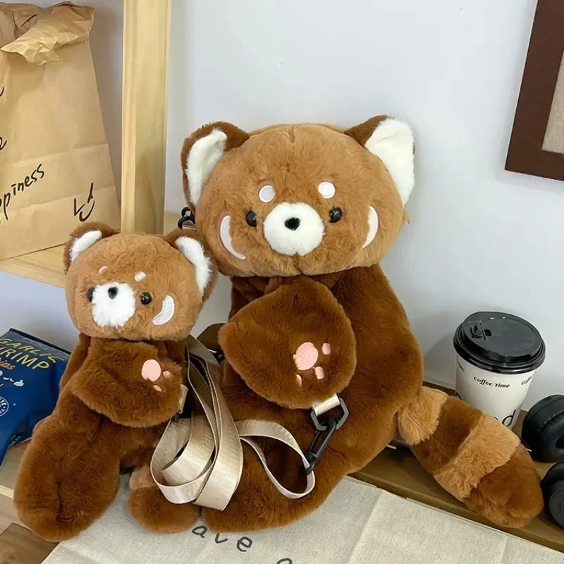 Red Panda Plush Backpack word2