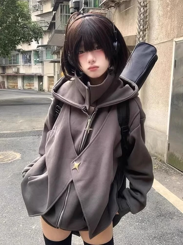 Moonlight Zipper Hoodie word1