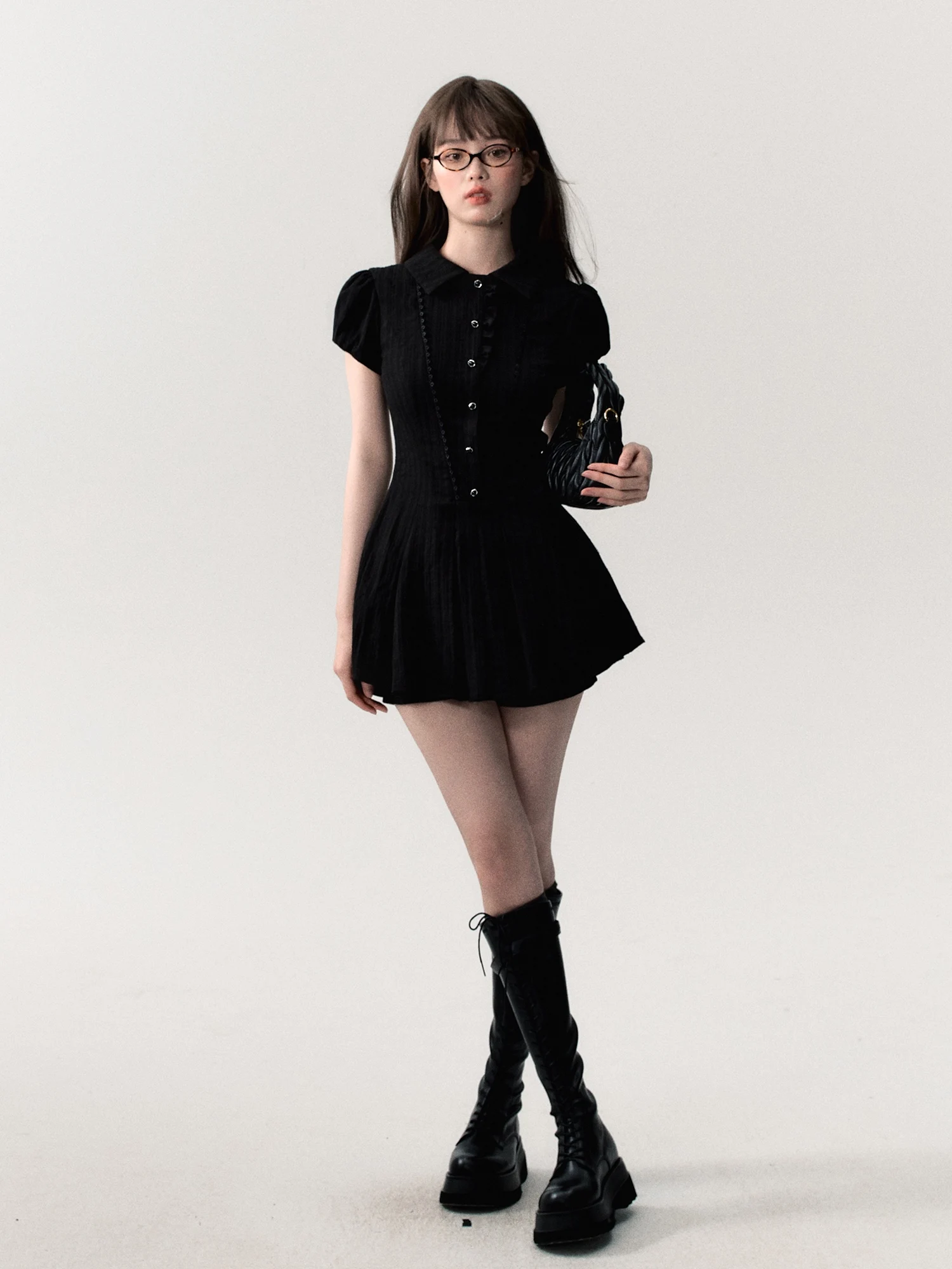 Literature Girl Mini Dress word1