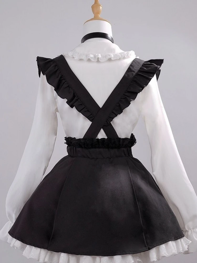 Noir Pearl Pinafore Coord - Jirai Kei Aesthetic word2