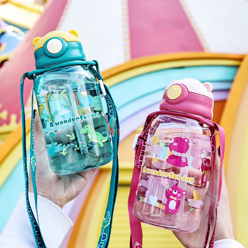 Kawaii Little Bear Water Bottle word1