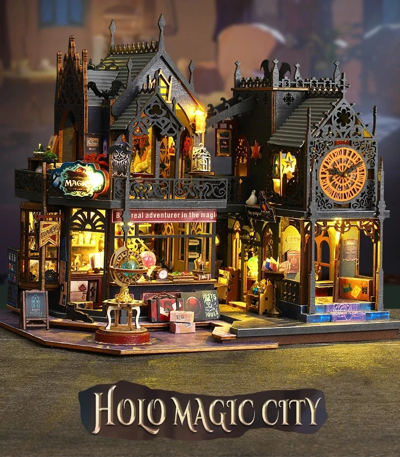 Holo Magic City Building Set word3