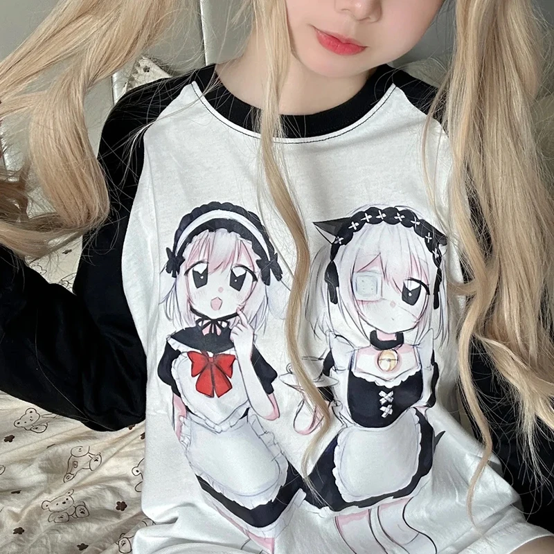 Long Sleeve T-Shirt - Maid Print Edition word2