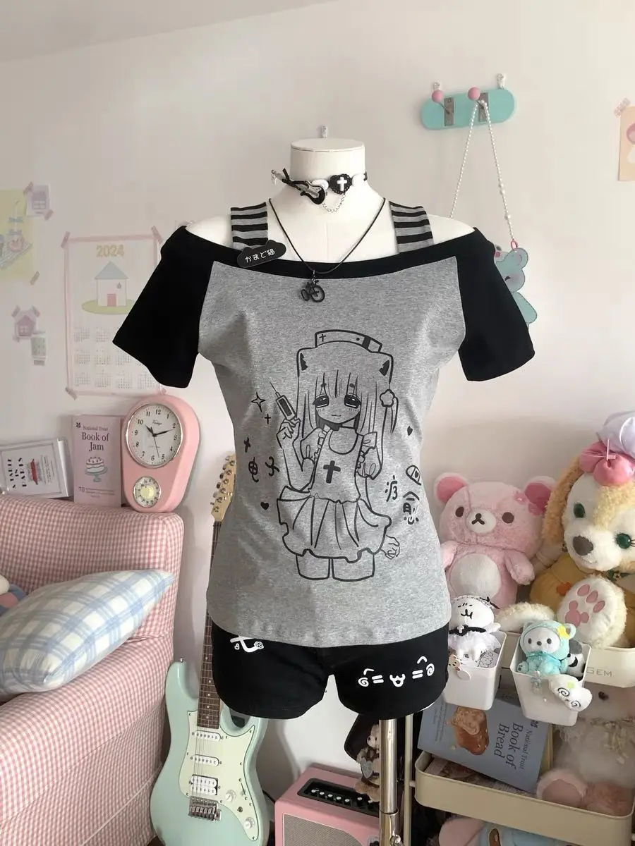 Cat Girl Nurse T-Shirt word2