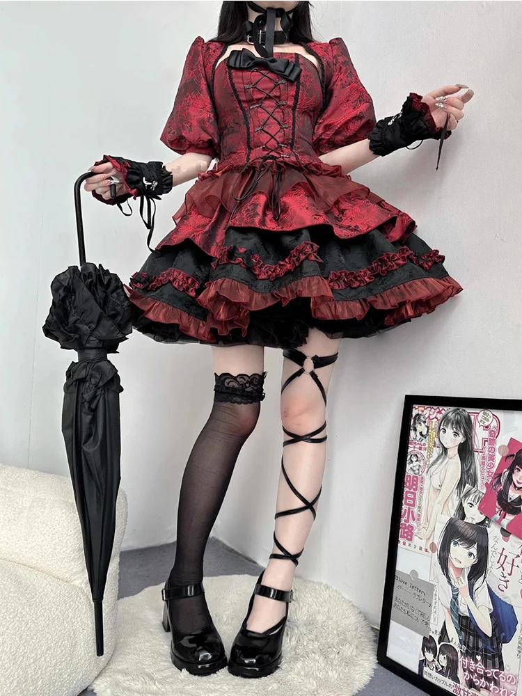 Gothic Lolita Dress - Vampirecore Edition word2