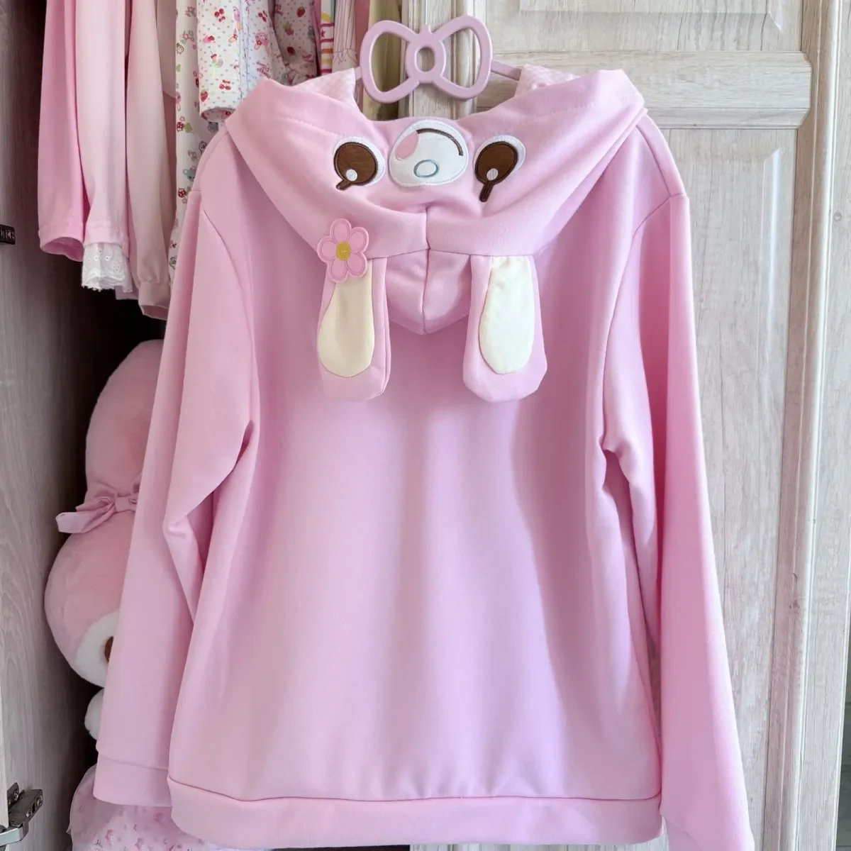 Mezzo Piano Pink Hoodie - Yume Kawaii Aesthetic word1