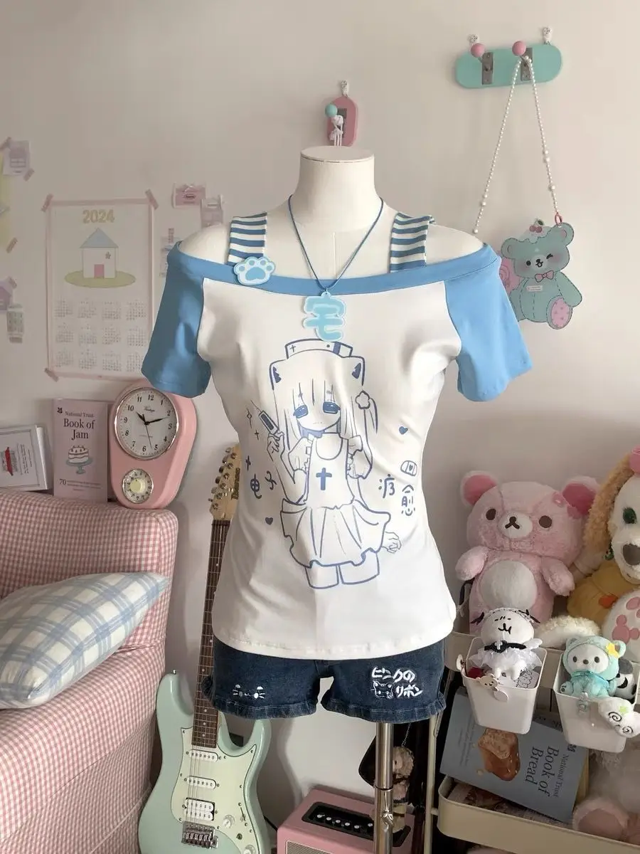 Cat Girl Nurse T-Shirt word2