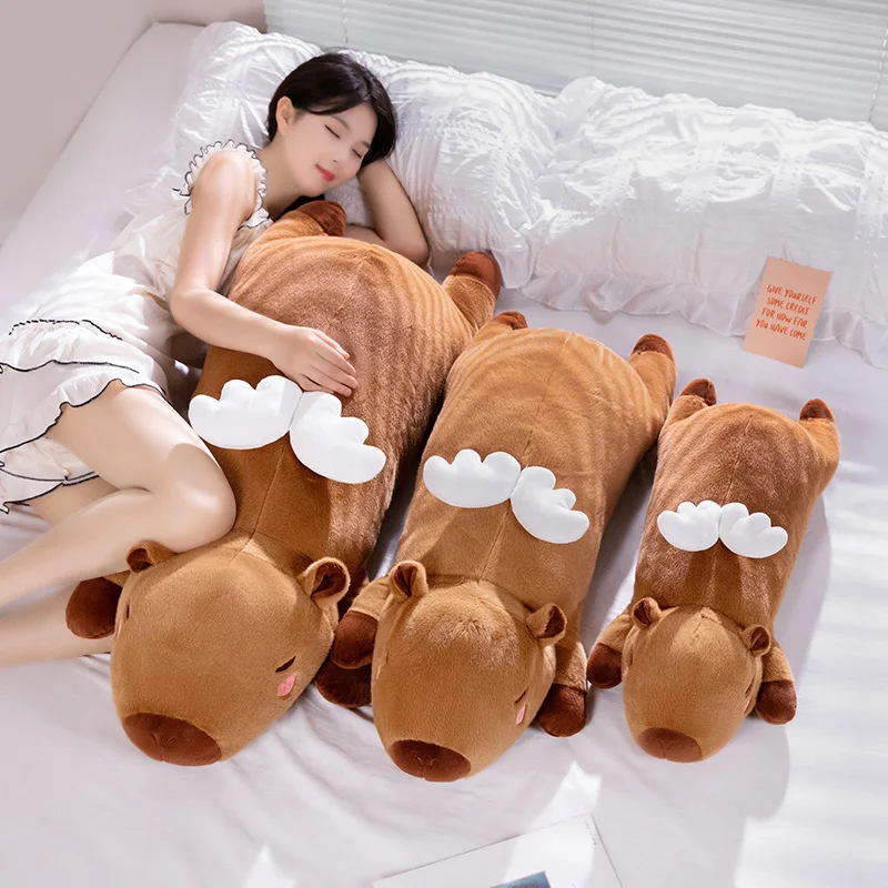 Chonky Sleeping Capybara Plushie word1