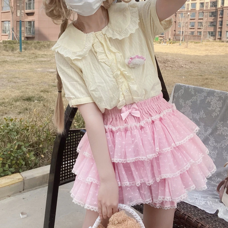 Pastel Heart Frill Bloomers - Yume Kawaii Aesthetic word2
