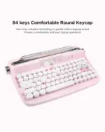 Wireless Aesthetic Keyboard – Typewriter Edition showing keys and design details.